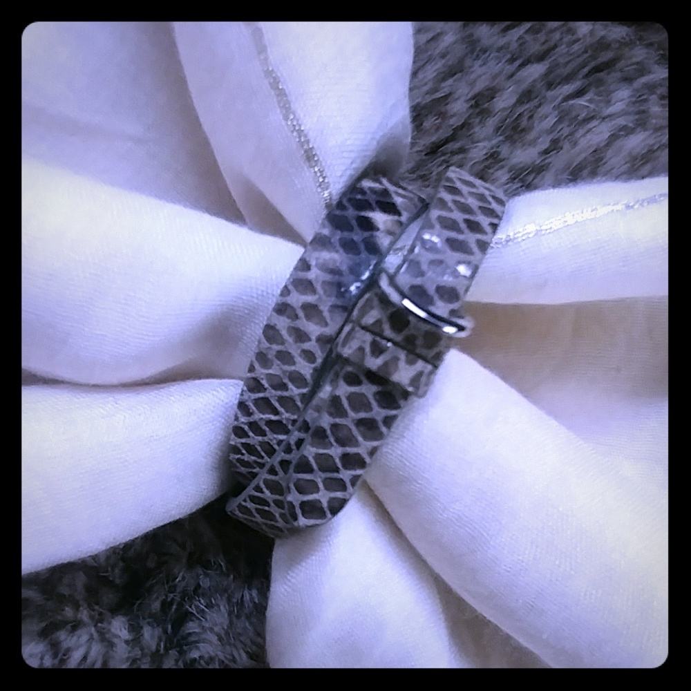 Keep Collective Distressed Snake Double Keeper Band Bracelet
